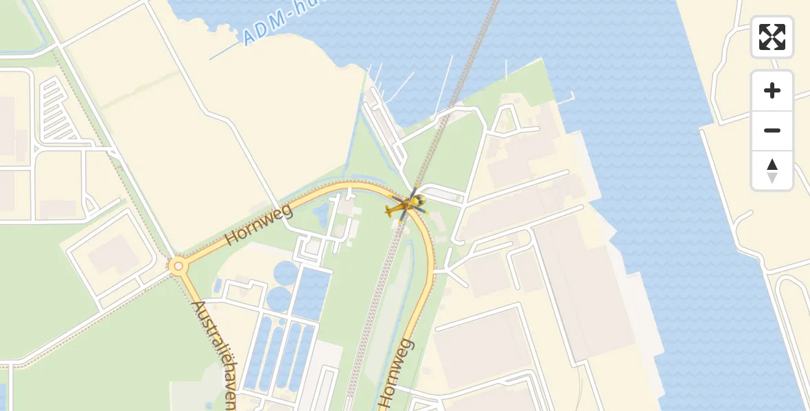 Vluchtroute Traumahelikopter Amsterdam Heliport - Amsterdam Heliport, 15 november 2023, 10:04