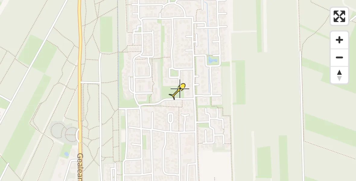 Routekaart van de vlucht: Traumahelikopter naar Beetsterzwaag