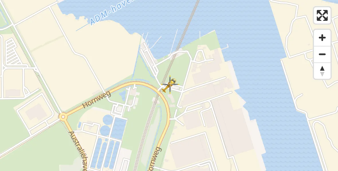 Vluchtroute Traumahelikopter Amsterdam Heliport - Amsterdam Heliport, 16 november 2023, 16:30