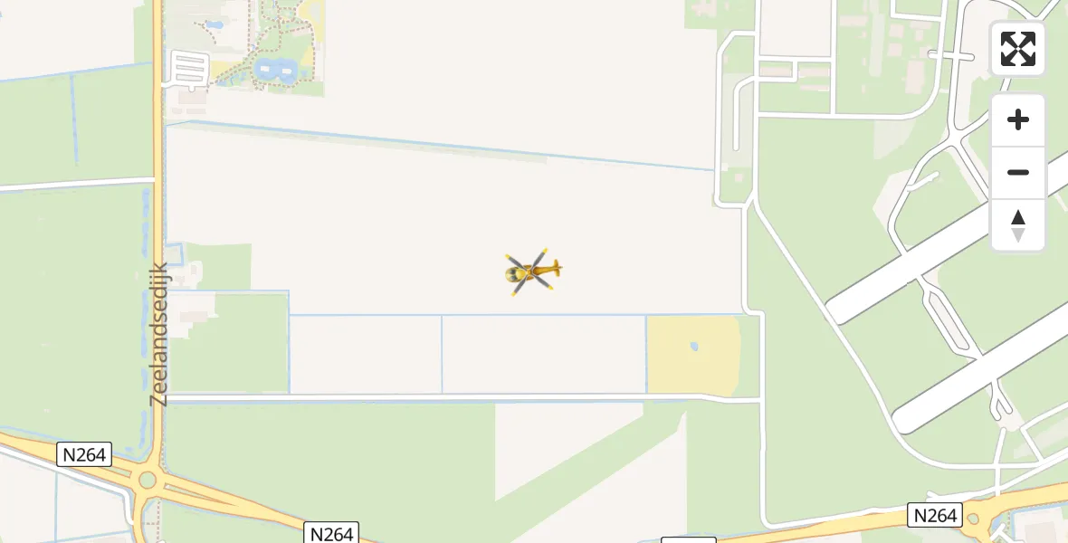 Vluchtroute Traumahelikopter Vliegbasis Volkel - Vliegbasis Volkel, 20 november 2023, 08:43