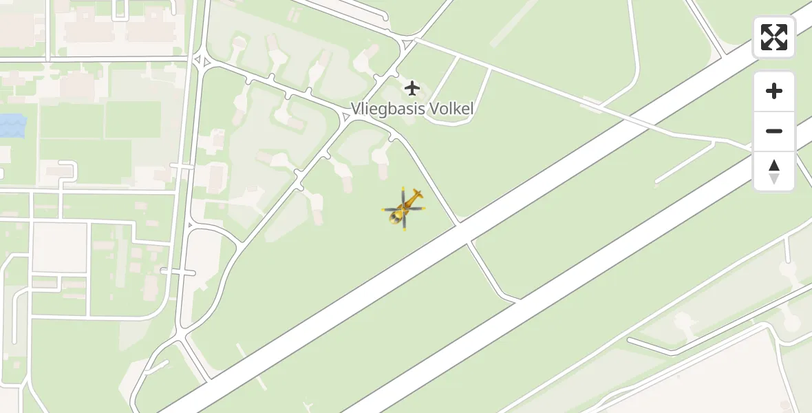 Vluchtroute Traumahelikopter Vliegbasis Volkel - Vliegbasis Volkel, 20 november 2023, 11:14