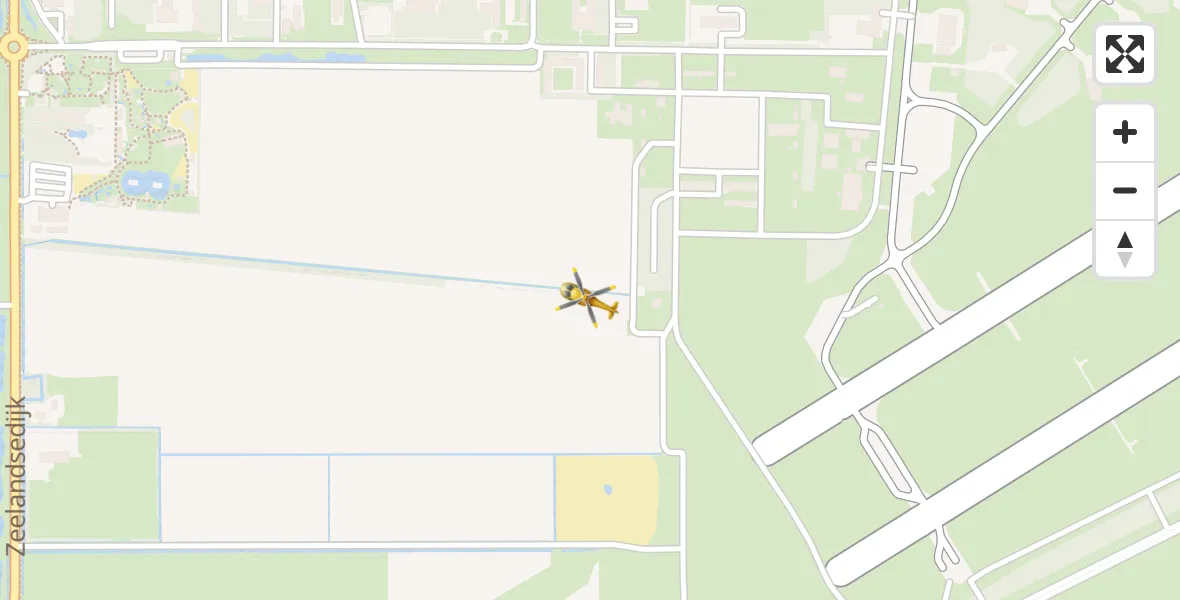 Vluchtroute Traumahelikopter Vliegbasis Volkel - Vliegbasis Volkel, 20 november 2023, 11:16