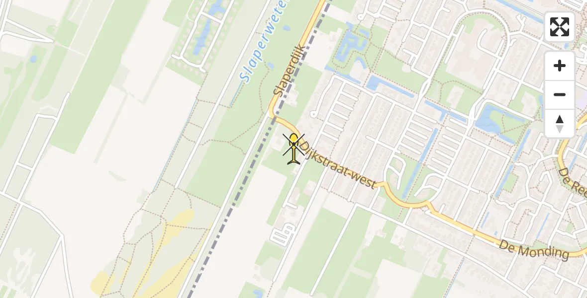 Routekaart van de vlucht: Traumaheli naar Veenendaal