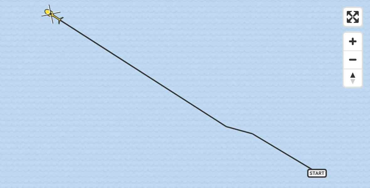 Routekaart van de vlucht: Ambulancehelikopter naar Formerum