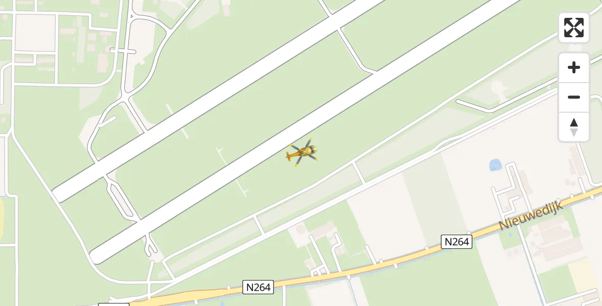 Vluchtroute Traumahelikopter Vliegbasis Volkel - Vliegbasis Volkel, 23 november 2023, 16:00