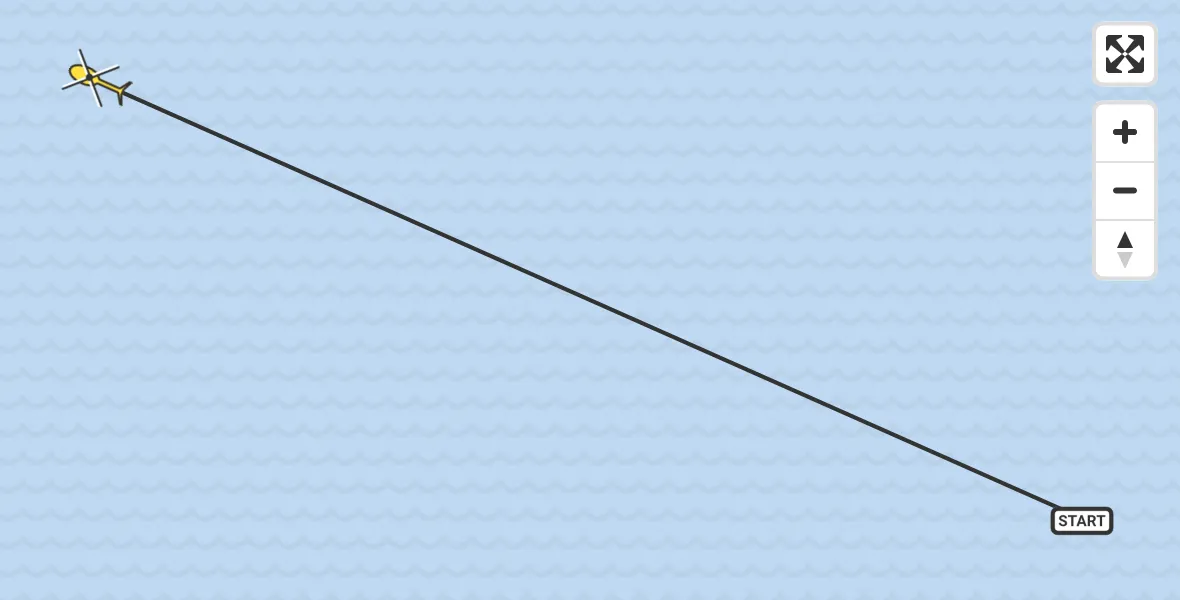 Routekaart van de vlucht: Ambulancehelikopter naar Oosterend