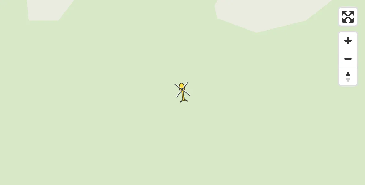 Routekaart van de vlucht: Ambulancehelikopter naar Wijnaldum