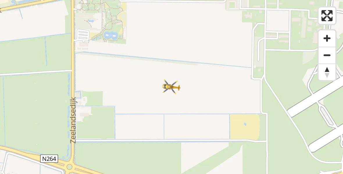Vluchtroute Traumahelikopter Vliegbasis Volkel - Vliegbasis Volkel, 28 november 2023, 21:08