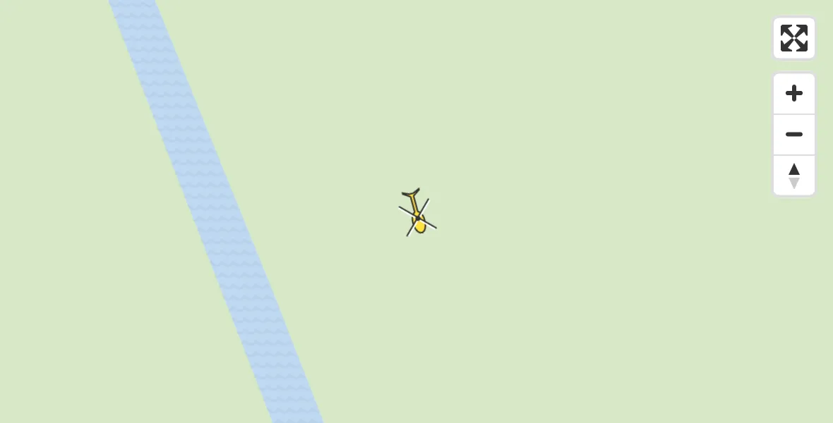 Routekaart van de vlucht: Traumahelikopter naar Groot-Ammers