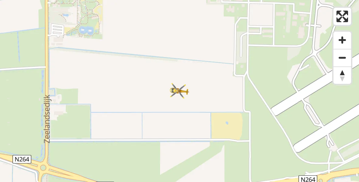Vluchtroute Traumahelikopter Vliegbasis Volkel - Vliegbasis Volkel, 01 december 2023, 21:47