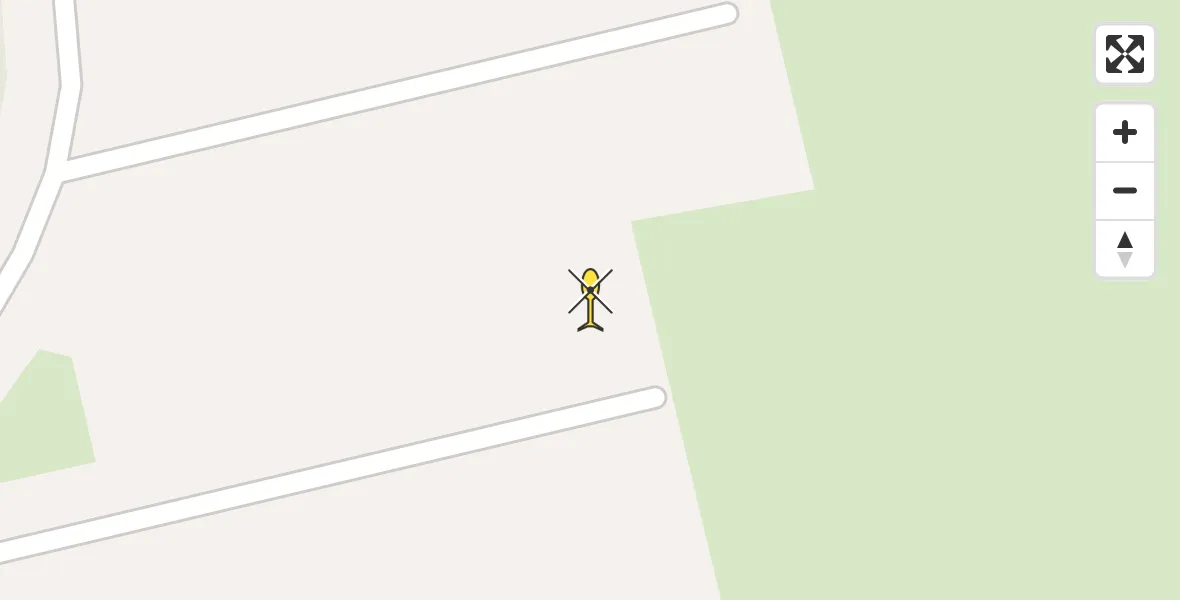 Routekaart van de vlucht: Traumahelikopter naar Ruinen