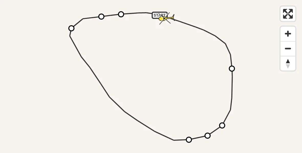 Routekaart van de vlucht: Traumahelikopter naar Sankt Augustin