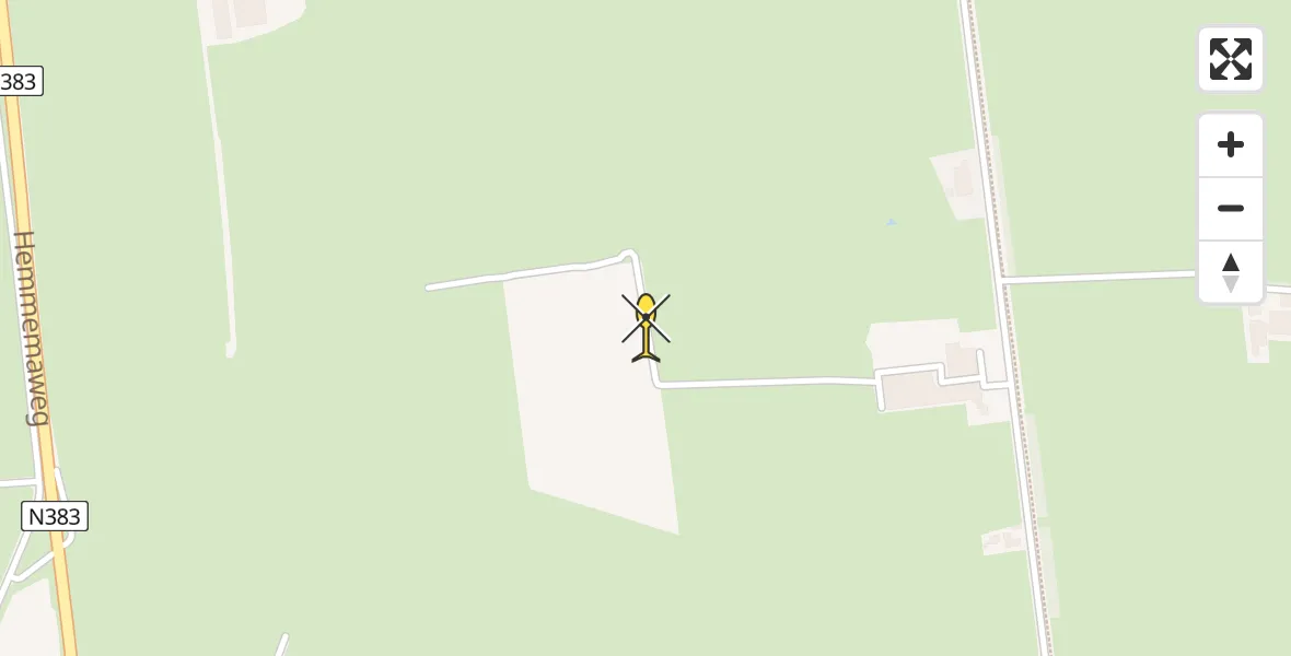 Routekaart van de vlucht: Ambulancehelikopter naar St.-Annaparochie