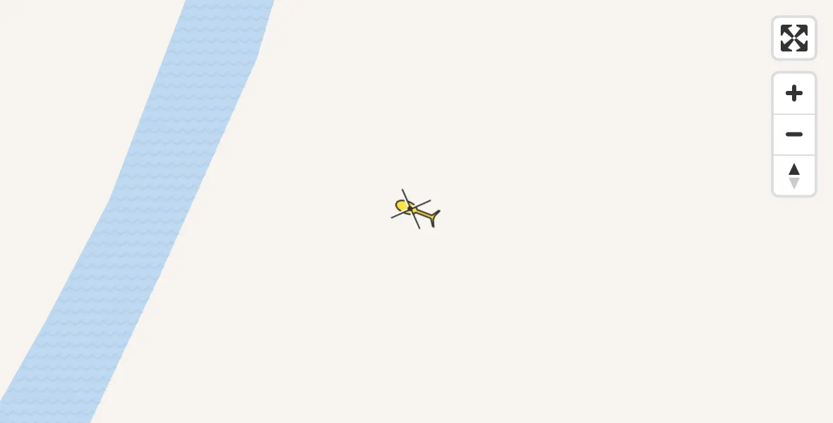 Routekaart van de vlucht: Traumahelikopter naar Kollum