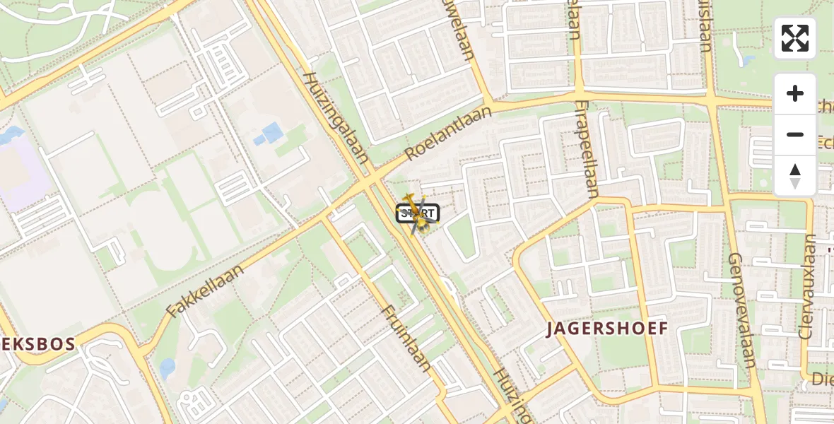 Vluchtroute Traumahelikopter Eindhoven - Eindhoven, 12 december 2023, 07:58