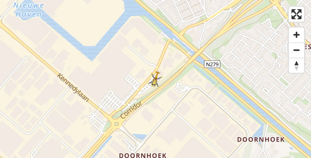 Vluchtroute Traumahelikopter Veghel - Veghel, 12 december 2023, 11:27