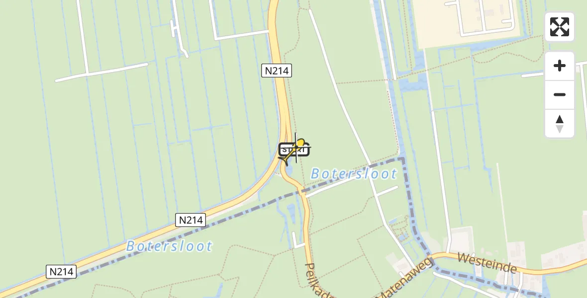 Routekaart van de vlucht: Traumahelikopter naar Oud-Alblas