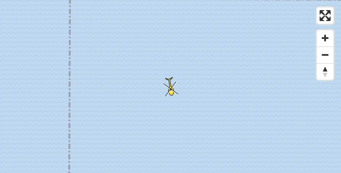 Routekaart van de vlucht: Ambulancehelikopter naar Ferwert