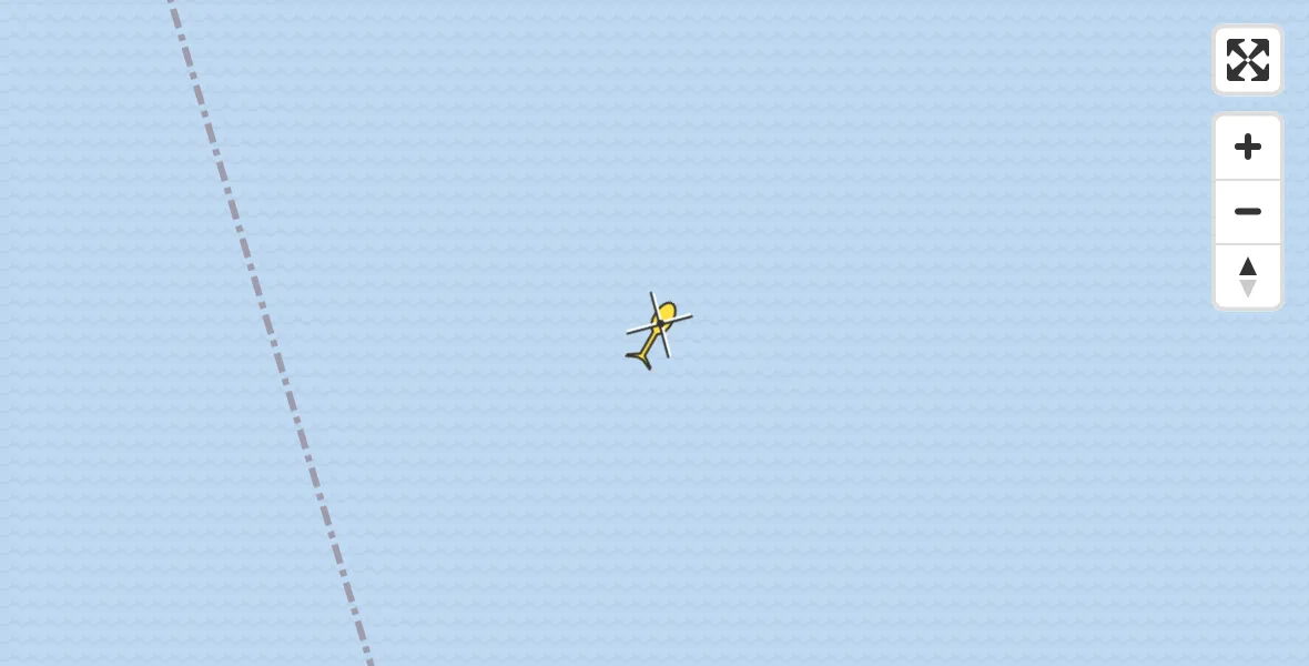 Routekaart van de vlucht: Ambulancehelikopter naar Marrum