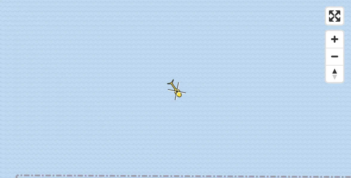 Routekaart van de vlucht: Ambulancehelikopter naar Ballum