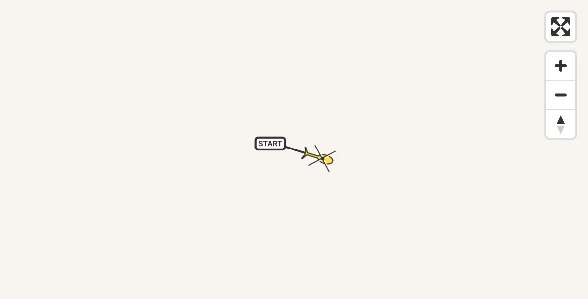 Routekaart van de vlucht: Traumahelikopter naar Sankt Augustin