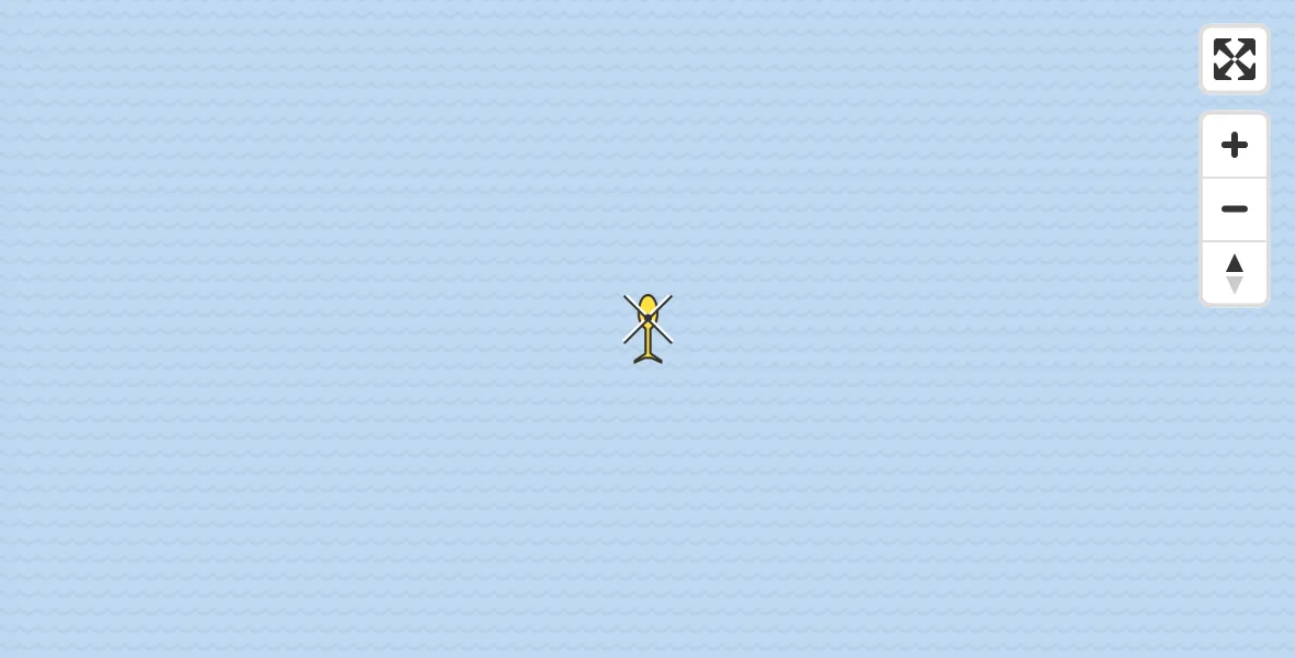 Routekaart van de vlucht: Ambulancehelikopter naar Vlieland