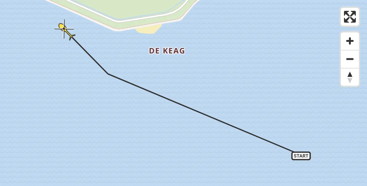 Routekaart van de vlucht: Ambulancehelikopter naar Formerum