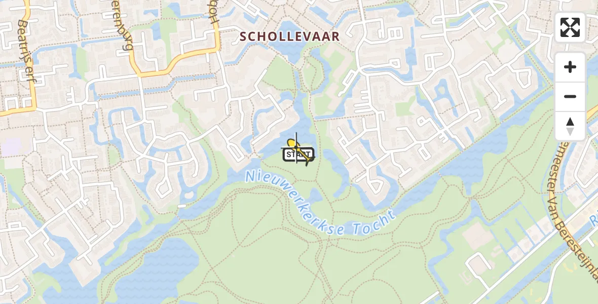 Routekaart van de vlucht: Lifeliner 2 naar Capelle aan den IJssel