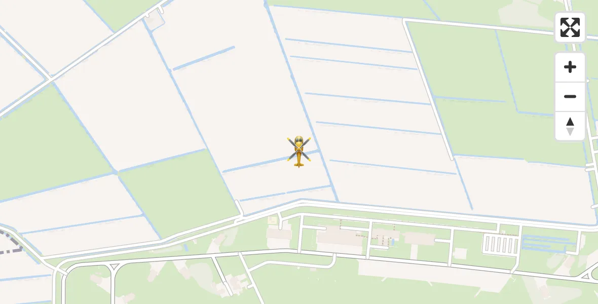 Vluchtroute Ambulancehelikopter Vliegbasis Leeuwarden - Vliegbasis Leeuwarden, 01 januari 2024, 09:50