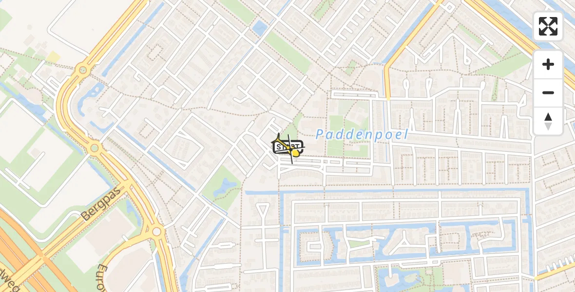 Routekaart van de vlucht: Traumahelikopter naar Amersfoort