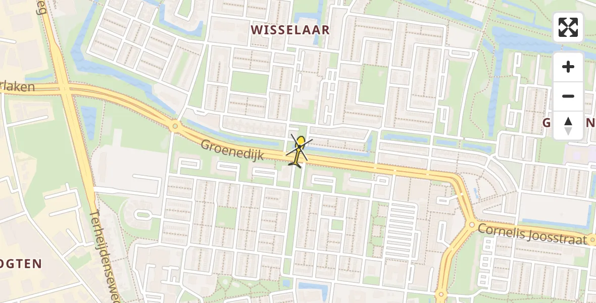 Routekaart van de vlucht: Lifeliner 3 naar Breda