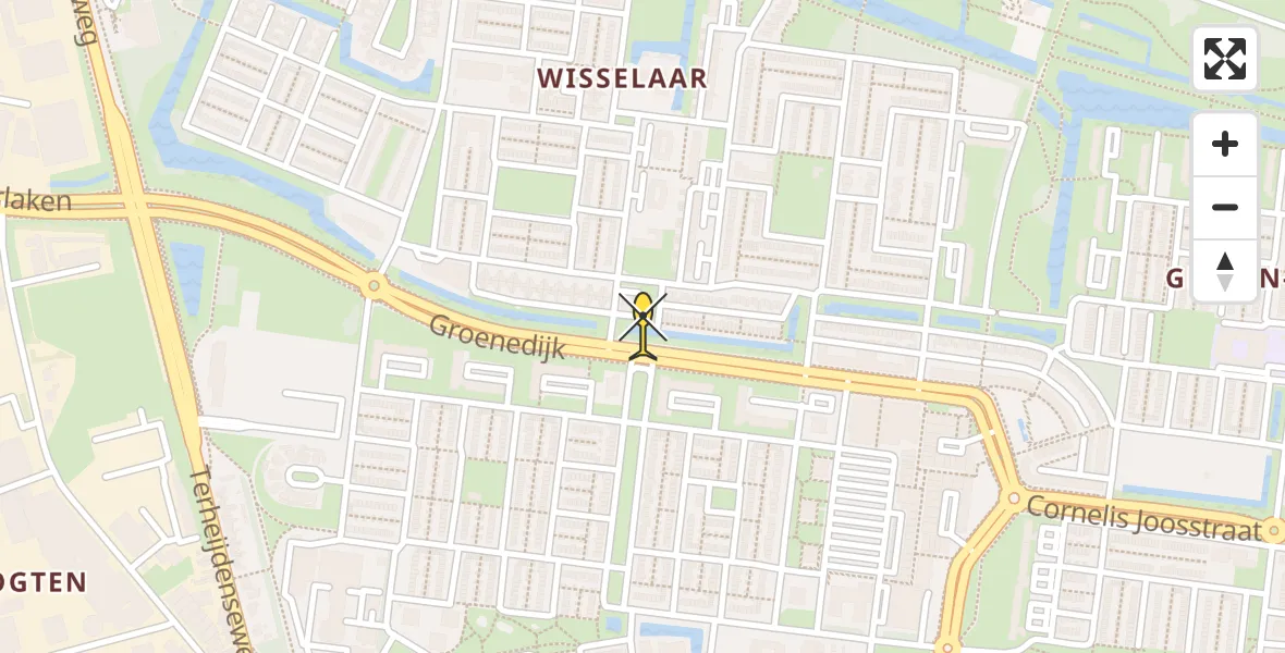 Routekaart van de vlucht: Traumahelikopter naar Breda