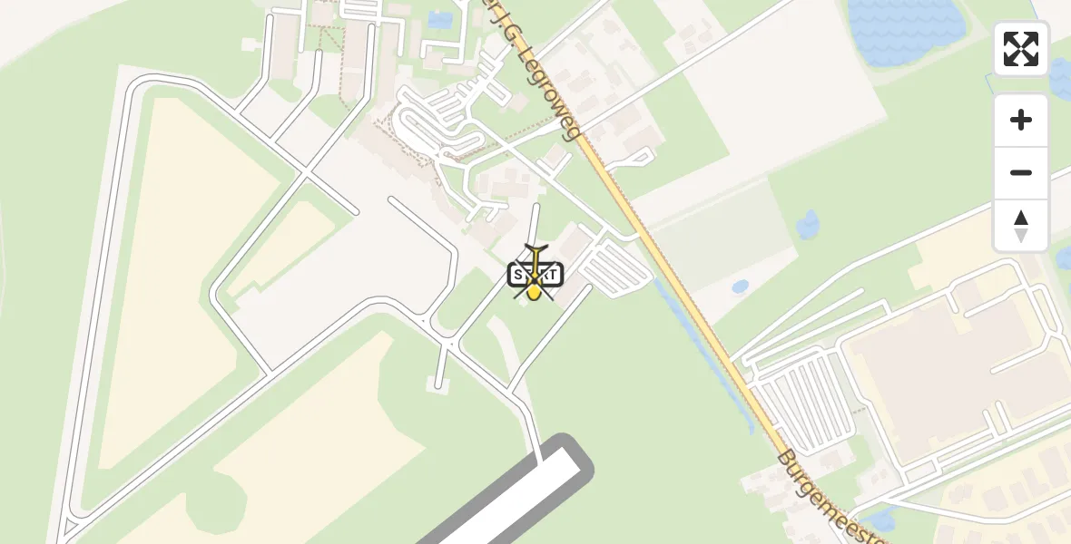 Routekaart van de vlucht: Lifeliner 4 naar Groningen Airport Eelde