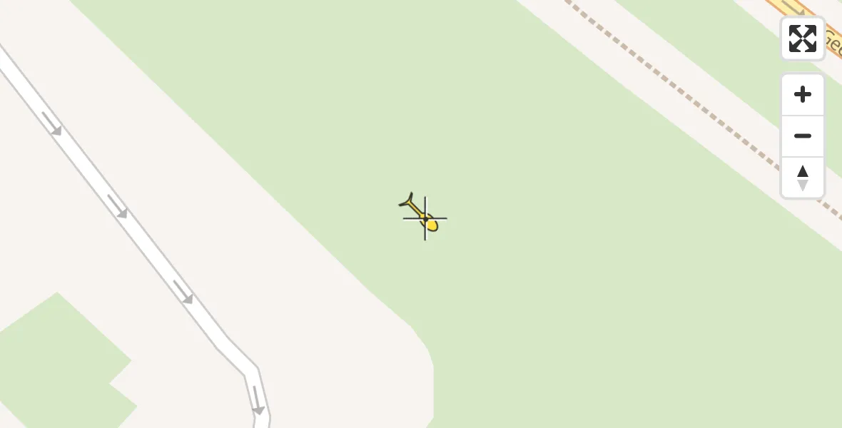 Routekaart van de vlucht: Traumahelikopter naar Joure