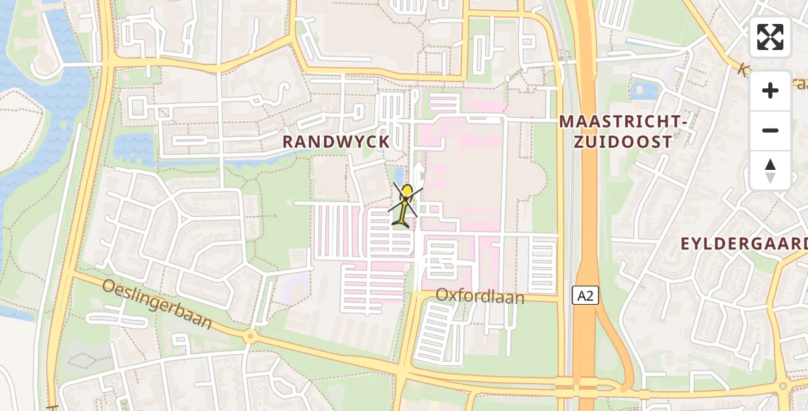 Routekaart van de vlucht: Traumahelikopter naar Maastricht UMC+