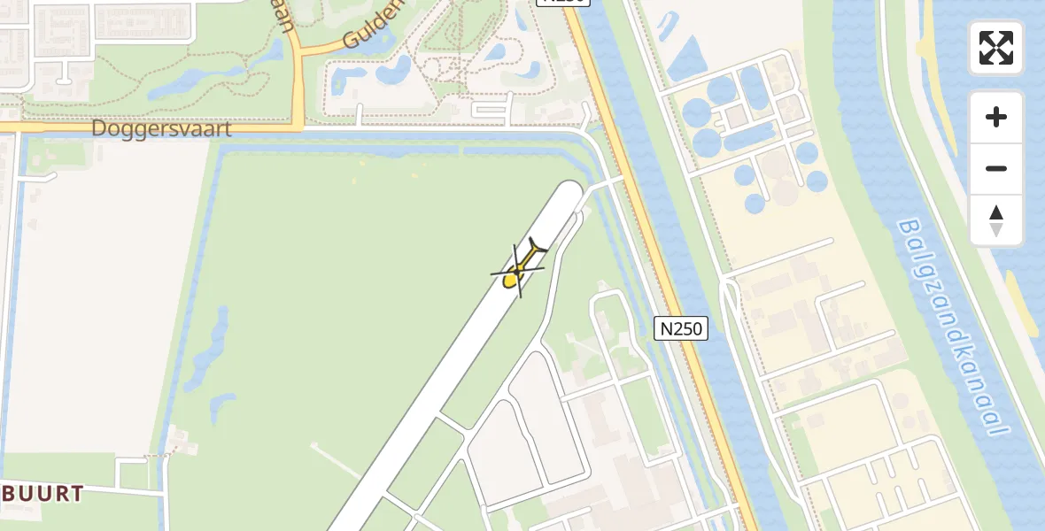 Vluchtroute  van Vliegveld De Kooy naar Vliegveld De Kooy