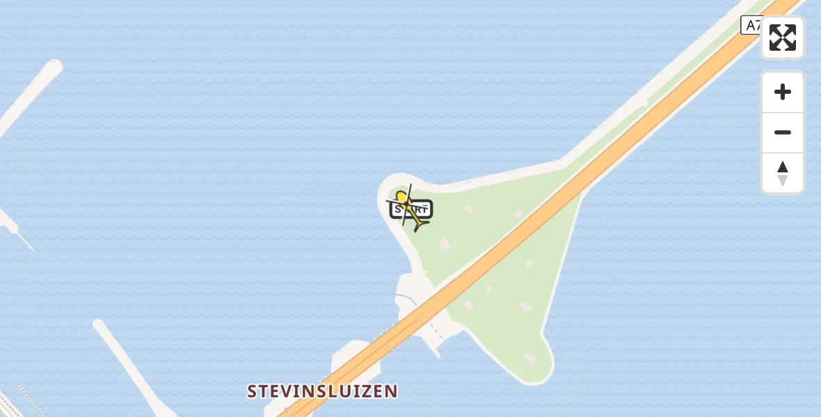 Routekaart van de vlucht: NCG06 naar Den Oever