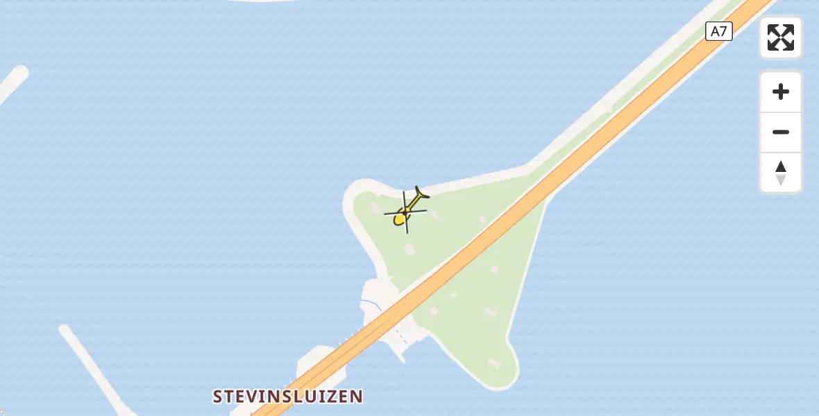 Routekaart van de vlucht: NCG06 naar Den Oever