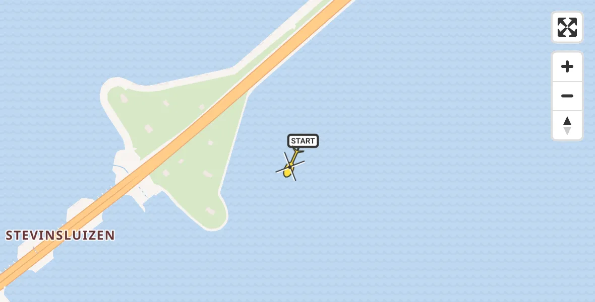 Routekaart van de vlucht: NCG06 naar Den Oever