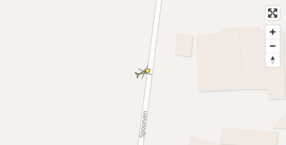 Vluchtroute Traumahelikopter van Veghel naar Veghel