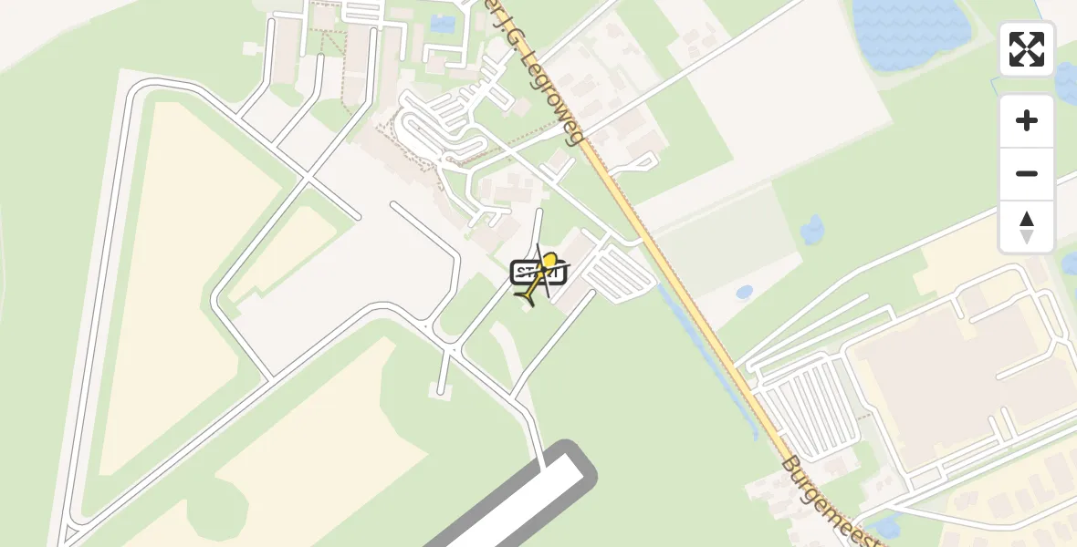 Routekaart van de vlucht: Lifeliner 4 naar Groningen Airport Eelde