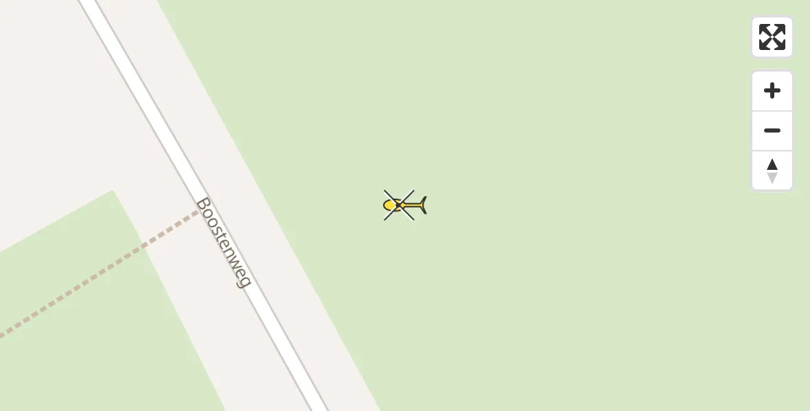 Routekaart van de vlucht: Traumahelikopter naar Eindhoven