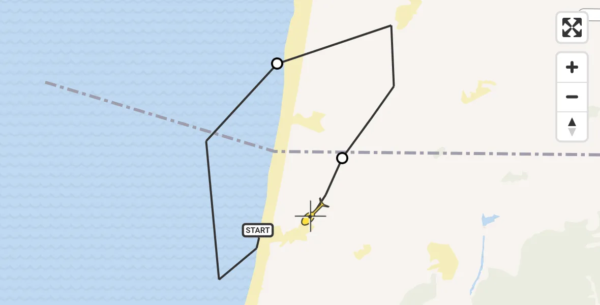 Routekaart van de vlucht: NCG06 naar Heemskerk