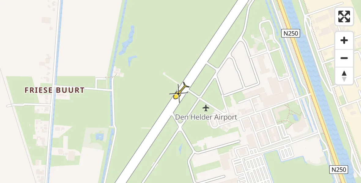 Routekaart van de vlucht: NCG06 naar Vliegveld De Kooy