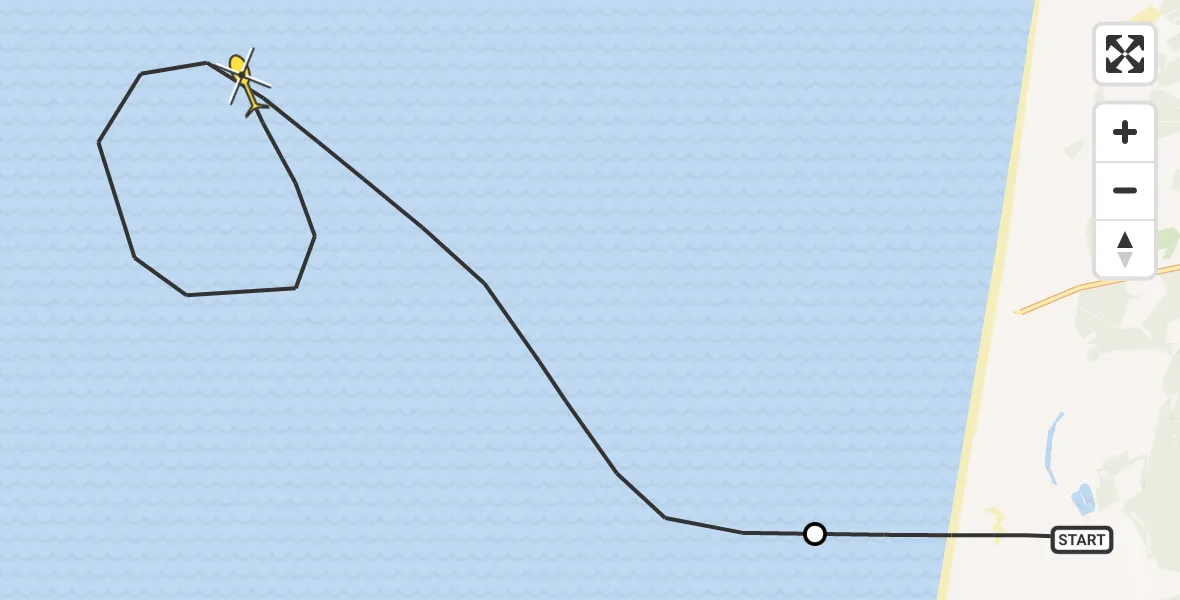 Routekaart van de vlucht: NCG06 naar 