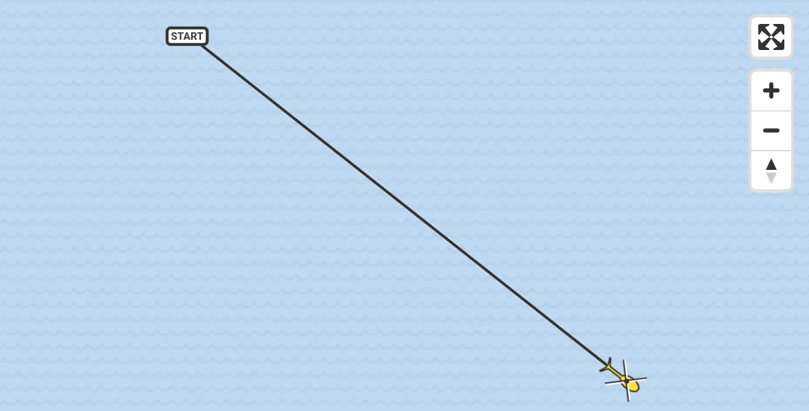 Routekaart van de vlucht: Ambulancehelikopter naar Formerum
