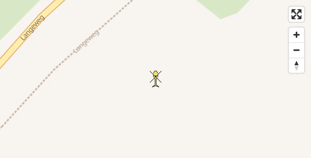 Routekaart van de vlucht: Traumahelikopter naar Nieuw- en Sint Joosland