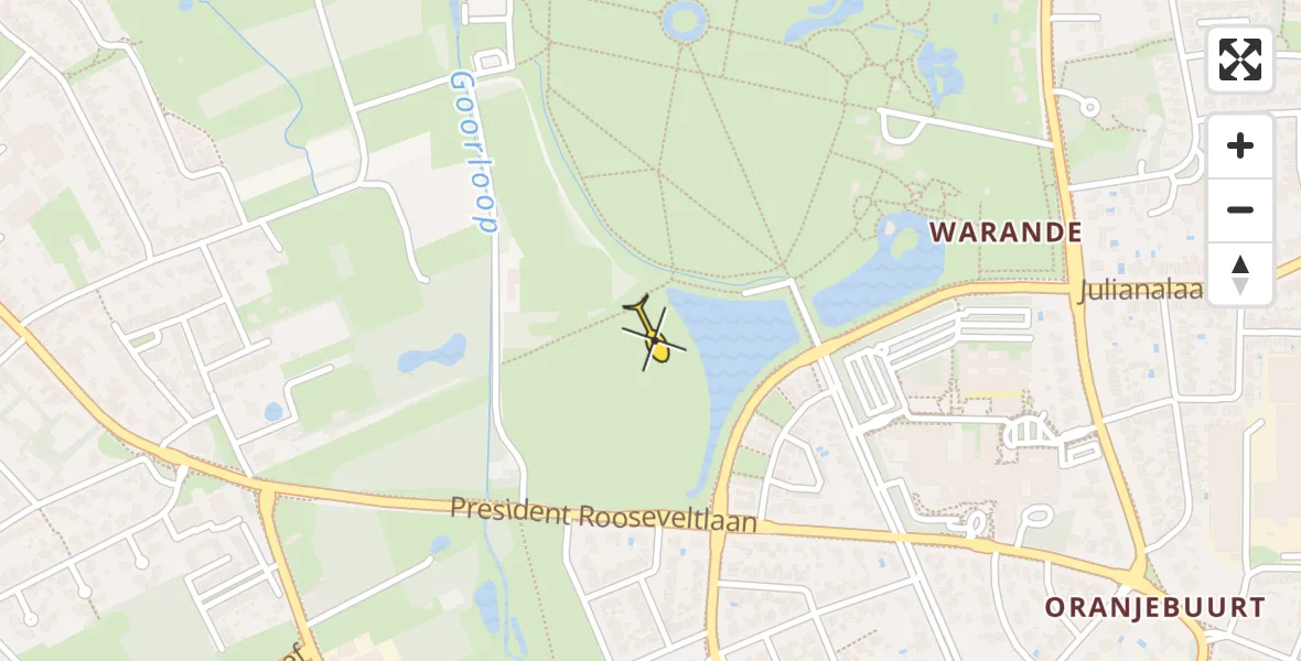 Routekaart van de vlucht: Lifeliner 2 naar Helmond