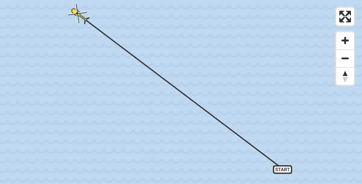 Routekaart van de vlucht: Ambulancehelikopter naar Oosterend