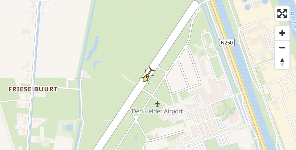 Routekaart van de vlucht: NCG06 naar Vliegveld De Kooy